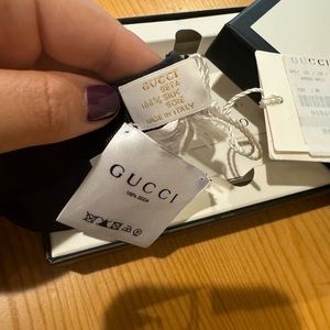 Gucci kids black bow tie